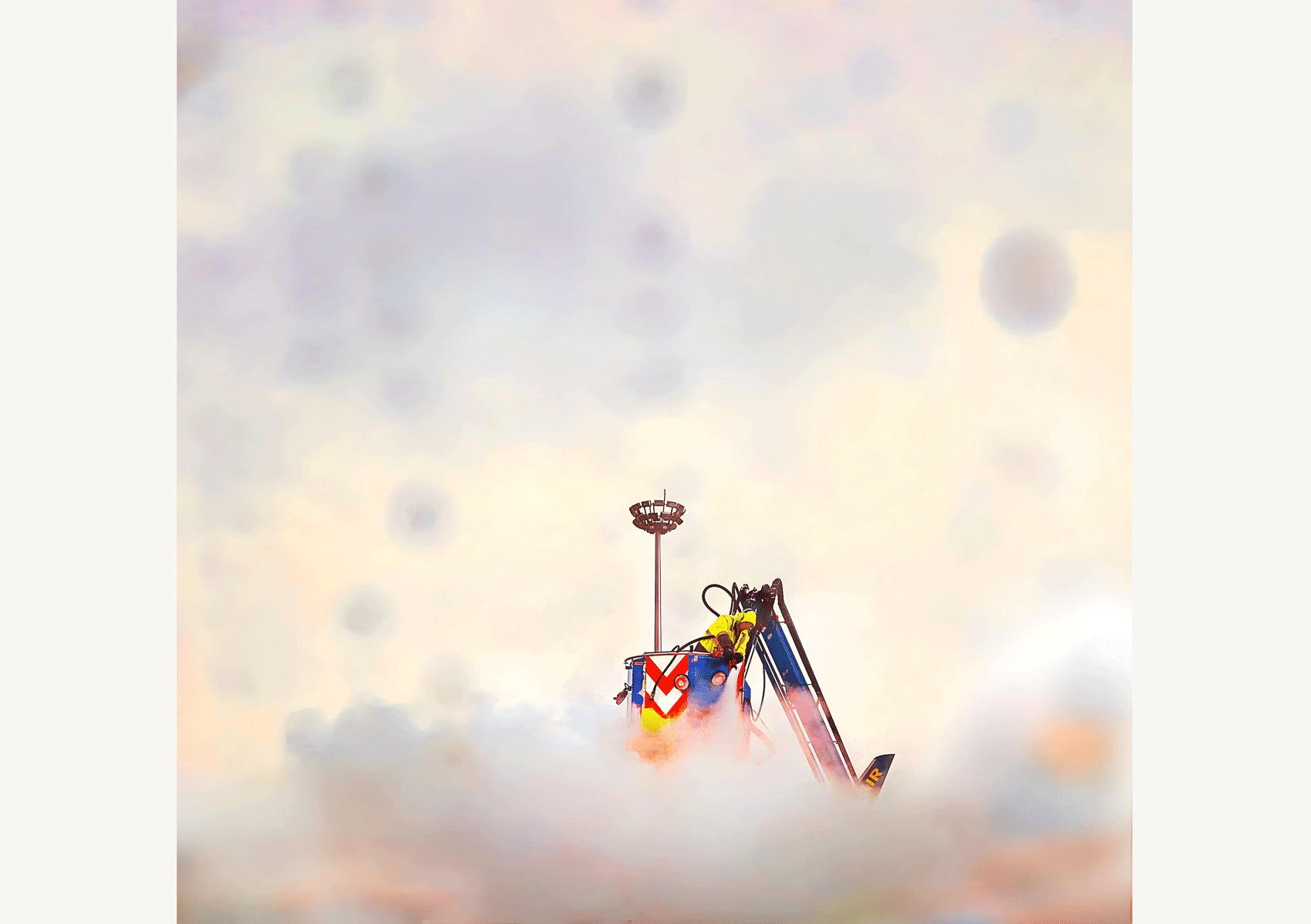 Standing in a cloud