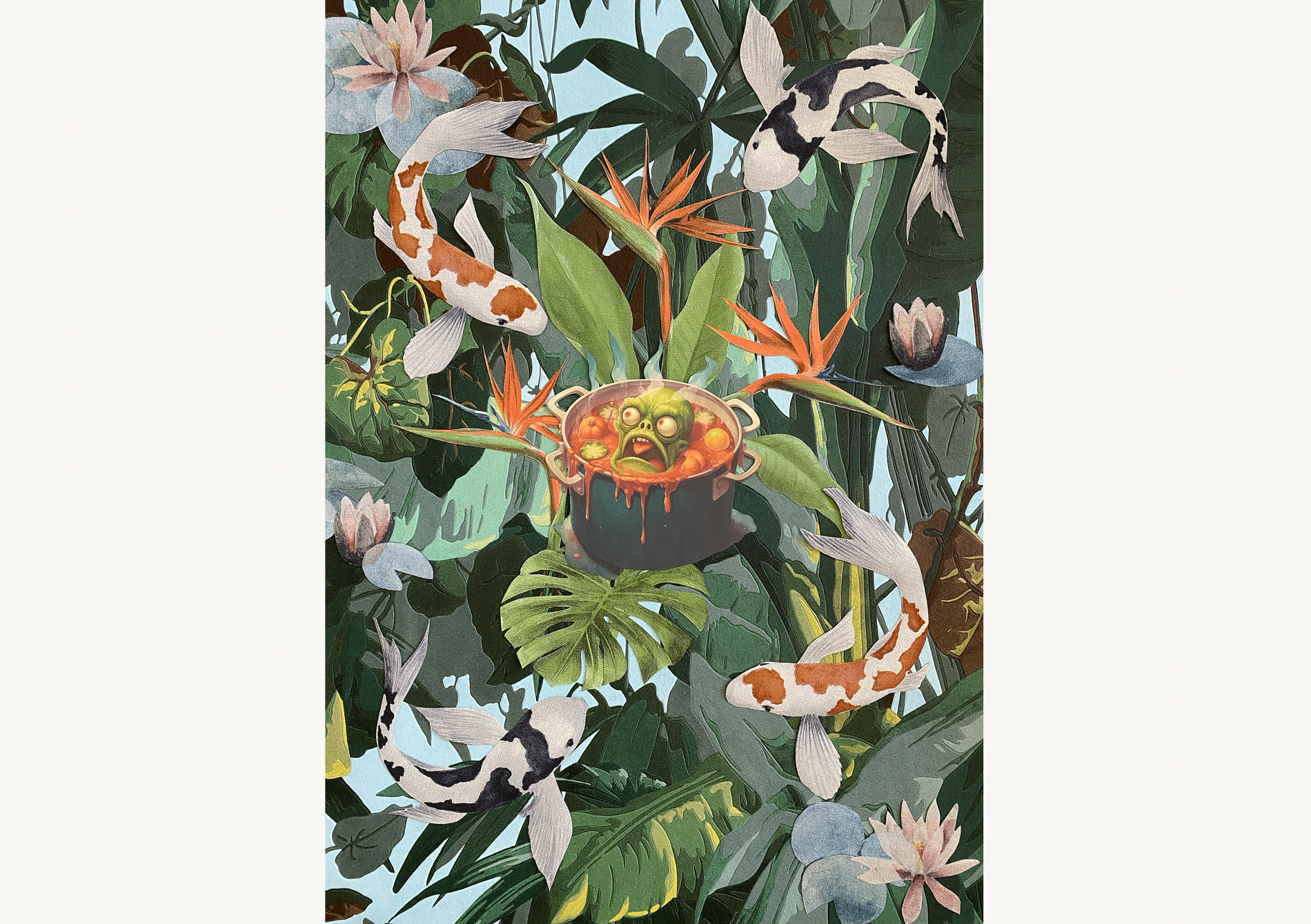Surrealist collage