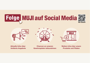 MUJI - Follow SNS Signage