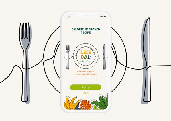 LESS CAL - Recipe app