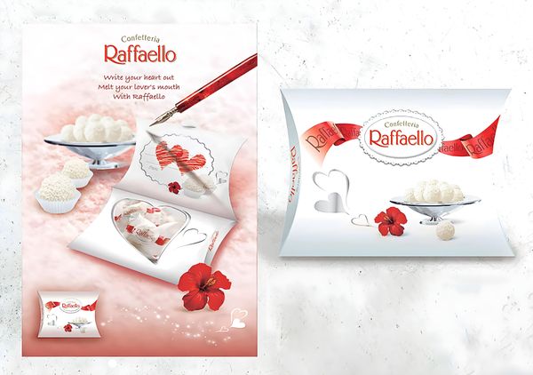 Raffaello - Valentine's Day ad & packaging