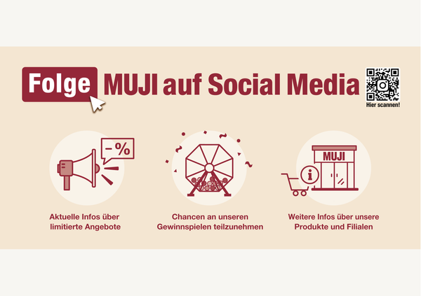 MUJI - Follow SNS Signage